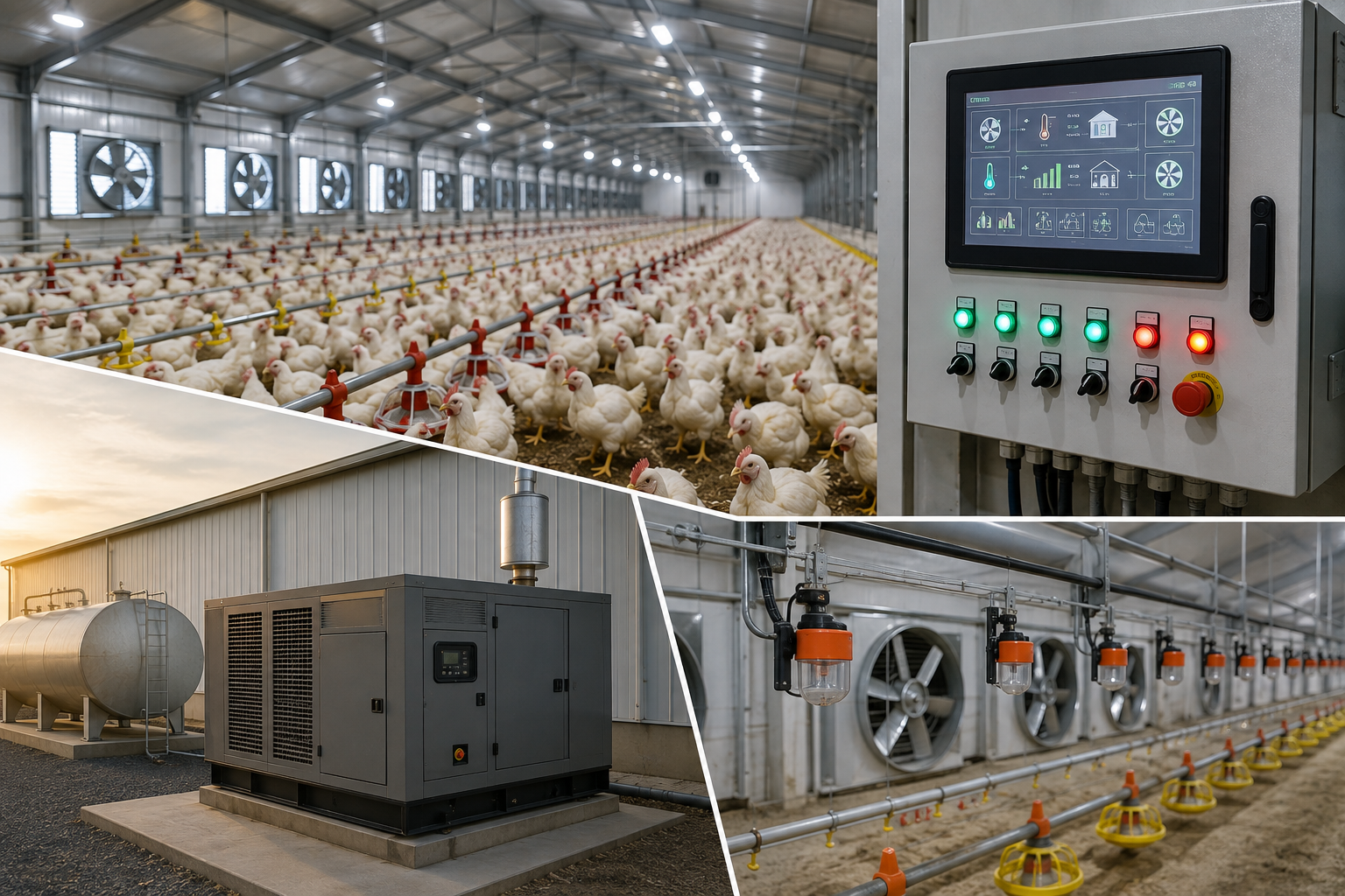 Industrial Backup Power & Automation in Poultry Farms: Eliminating Mass Mortality Risks