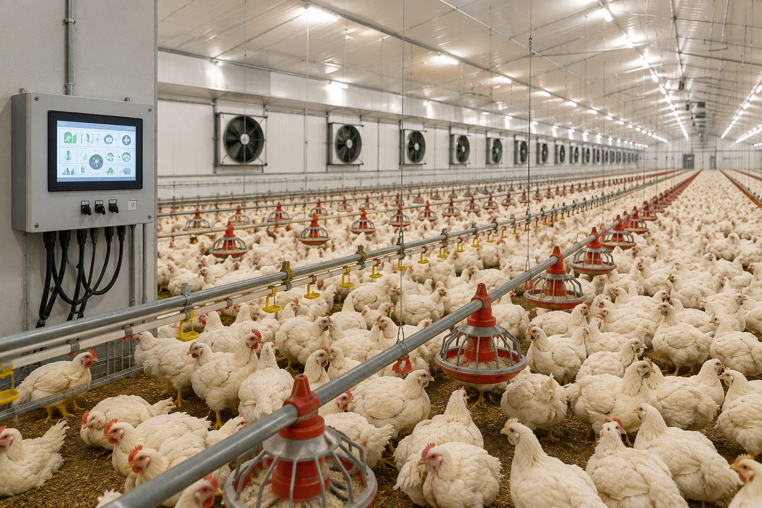 Smart Automation in Commercial Poultry Farming: How to Run a High-Capacity Farm with Minimal Labor