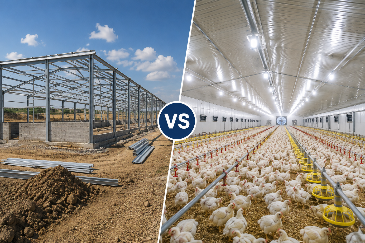 Building a Poultry Farm from Scratch vs. Buying a Turnkey Operating Facility