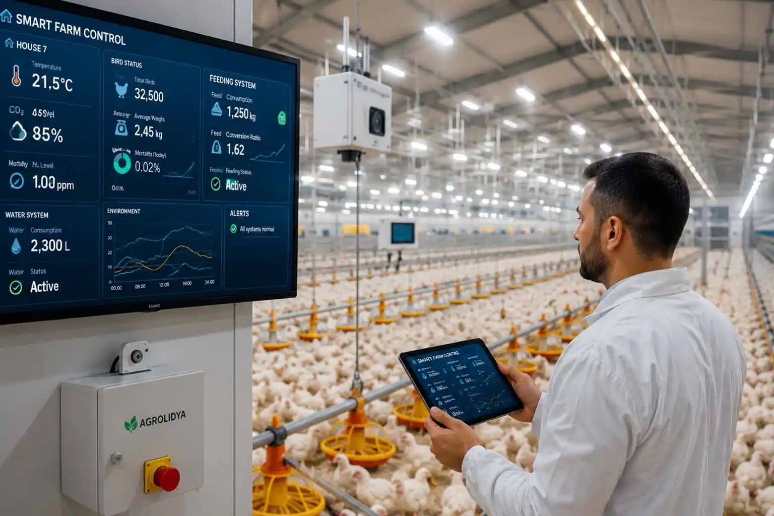 Modern infrastructure and technology in agricultural investment